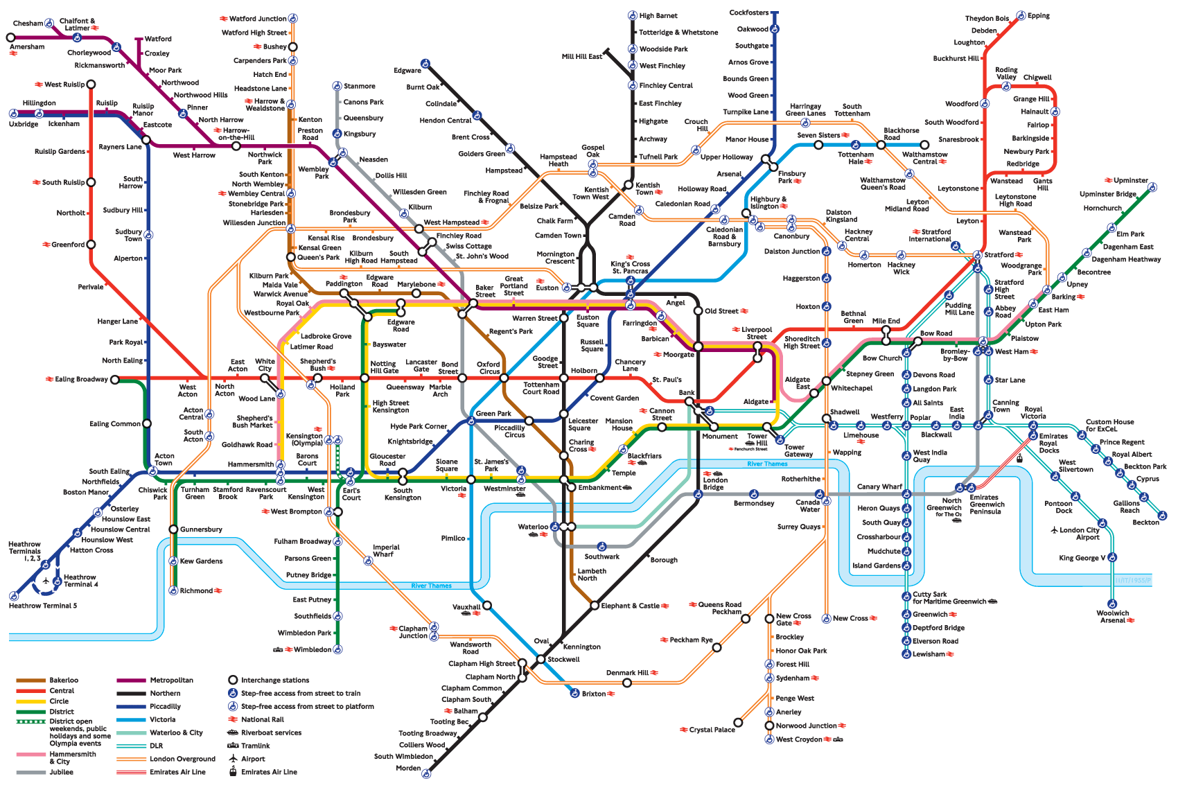 London Tube map